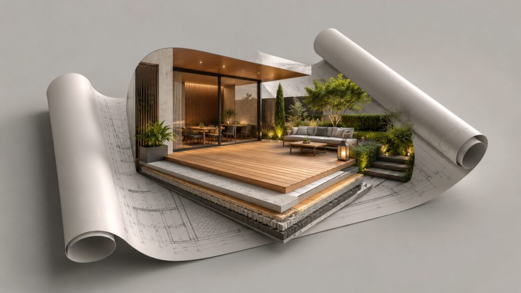 Terrasse bauen 2026: Alle Kosten, Materialien, Genehmigungen und Bauvorschriften im Überblick. Mit Zahlen, Marktanalyse und Praxistipps jetzt entdecken.