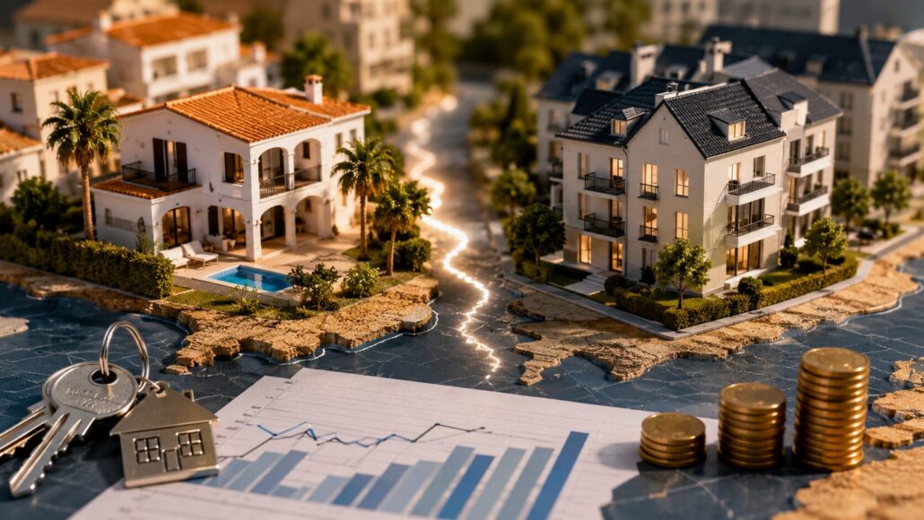 Immobilien Investition Spanien Deutschland 2026 im Vergleich: Preise, Renditen, Steuern, Risiken, Mietmarkt, Küstenregionen und deutsche Städte mit realen Daten und Prognosen.